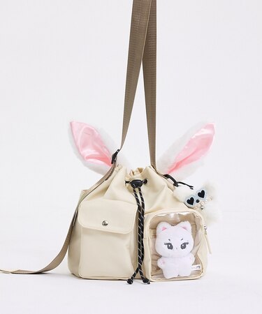 【再入荷】オシゴト/巾着ショルダーバッグ【推し活】