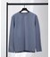 【クルーネック】ポンチ 長袖 Tシャツ