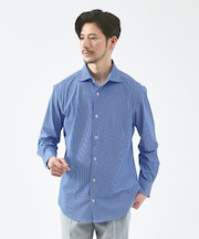 【FLEX SHIRTS】接触冷感  ペンストライプシャツ