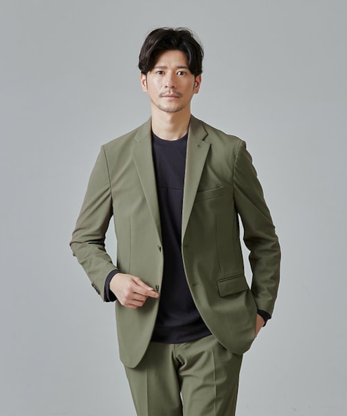 【セットアップ対応/FLEX JACKET】マルチストレッチ ジャケット