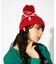 【POLeR/ポーラー】bonbon BEANIE/ボンボンニットキャップビーニ