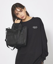【NoiR / ノアール】撥水加工 ハンドトート ミニショルダー 2WAY ミニ