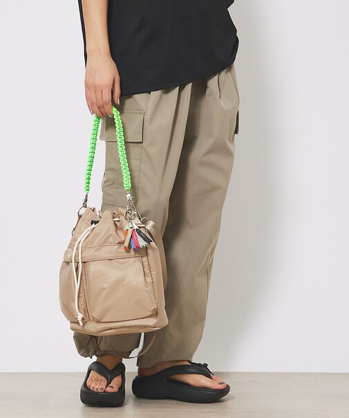 【cheek/チーク】kinchaku code2WAY tote/巾着2WAY