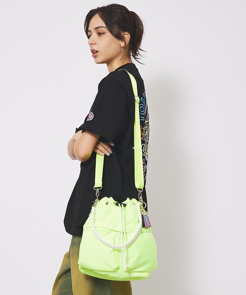 【cheek/チーク】kinchaku code2WAY tote/巾着2WAY
