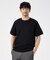 【接触冷感】シルケット天竺ワイドリブ 半袖Tシャツ