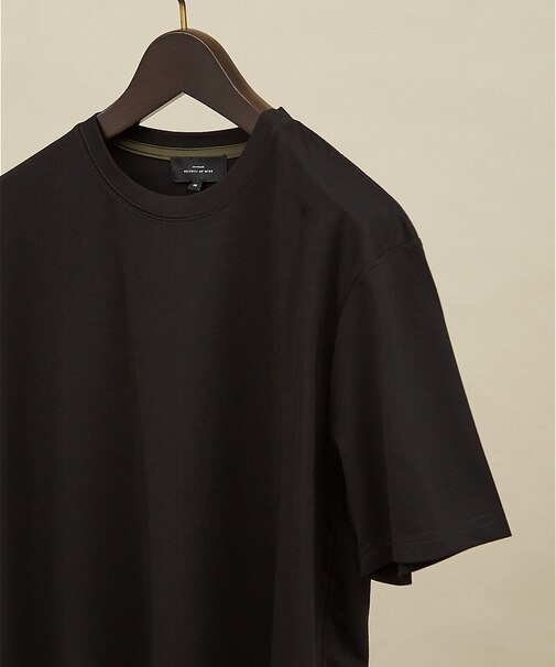【定番】ドレスポンチ クルーネック 半袖Tシャツ / ストレッチ 冷涼感