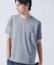 【定番】ドレスポンチ クルーネック 半袖Tシャツ / ストレッチ 冷涼感