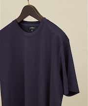 【定番】ドレスポンチ クルーネック 半袖Tシャツ / ストレッチ 冷涼感
