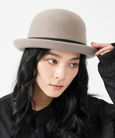 【RUBEN/ルーベン】BASIC BOWLER FELT HAT/ベーシックボ