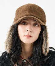 【RUBEN/ルーベン】WOOL LIKED EARCOVE CAP/ウールライ