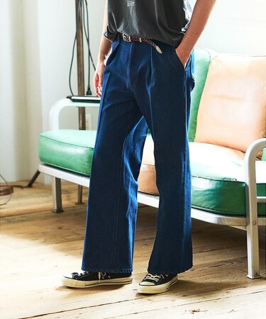 【Wrangler/ラングラー】WRANCHER WIDE DENIM/ランチャ