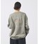 【POLER/ポーラー】EMB PIGMENT DYE CREW/ピグメント加工