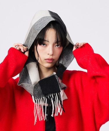 【TWEEDMILL / ツイードミル】Lambswool Scarf  / ラ