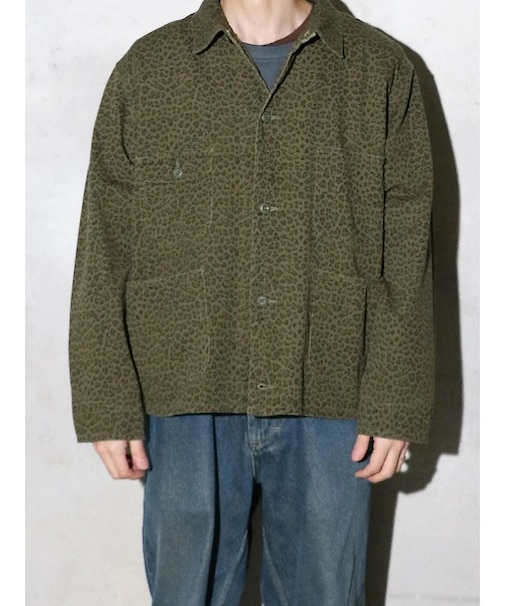 【PENNY‘S】PRINTED ENGINEER SHORT JACKET/ミ