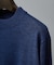 Pure Merino ハイゲージモックネック ニット プルオーバー