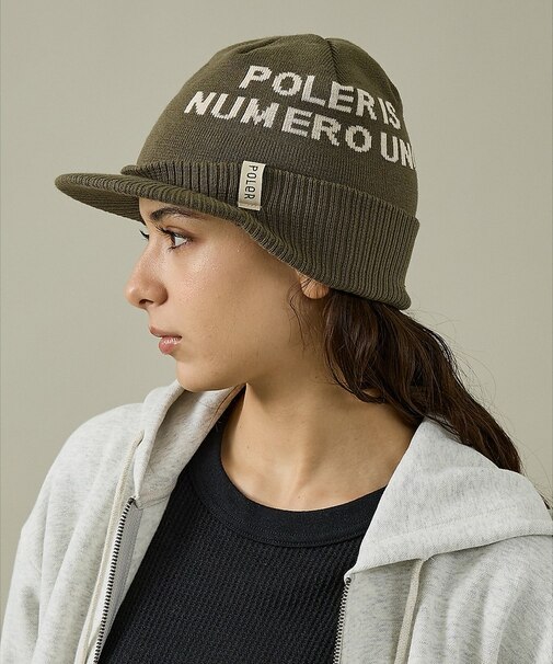 【POLER / ポーラー】BRIM BEANIE / ブリム ビーニー/ユニセ