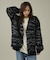 【PENNEYS/ぺニーズ】TIGER PATTERN SHAGGY CARDI