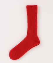 【Anonymouslsm】Mohair Rib Crew/モヘア/ソックス/ユ
