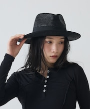 【RUBEN/ルーベン】STRAW LONGBRIM CODEHAT/ストローロ