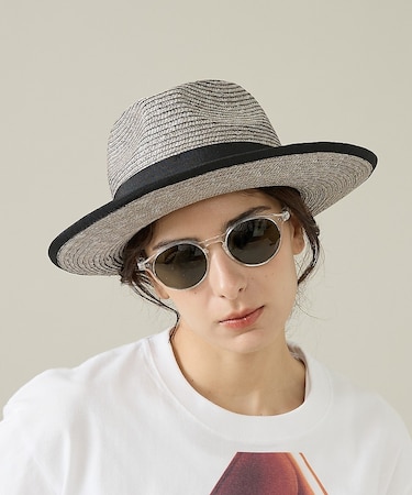 【RUBEN/ルーベン】STRAW LONGBRIM CODEHAT/ストローロ