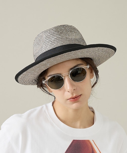 【RUBEN/ルーベン】STRAW LONGBRIM CODEHAT/ストローロ