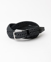 【ABAHOUSE les essentiels】カラーミックスゴムメッシュベル