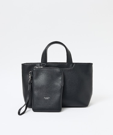 【ABAHOUSE　les essentiels】定番ミニトートバッグ / スプ