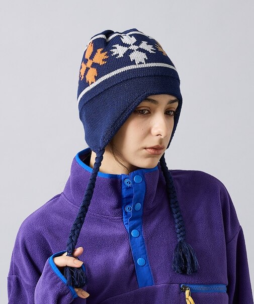 【POLER / ポーラー】BEAR PAW FLAP BEANIE /  フラ