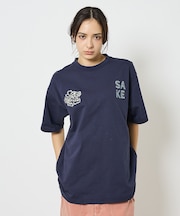 【YOIDORE/ヨイドレ】 酒愛好家　刺繍Tシャツ/SAKE ネオンプリントＴ