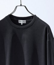 KNIT COLLAR コットンポンチ クルーネック半袖Tシャツ / リラックス