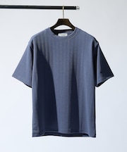 ヘリンボーン ジャガード 半袖Tシャツ