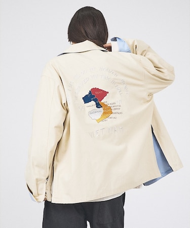 【TAION / タイオン】NON DOWN REVERSIBLE VET BL