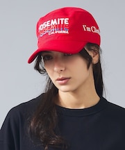 【CAP-TAIN】 アップル刺繍 カラーブロック|YOSEMITE|HOLLY