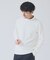 【SMART CLOSET/WEB限定】抗菌防臭 ポンチモックネック 長袖Tシャ