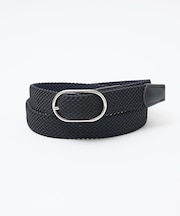 【ABAHOUSE les essentiels】リバーシブルゴムメッシュベルト