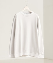 【SMART CLOSET】シルキータッチ モックネック 長袖Tシャツ