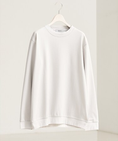 【SMART CLOSET】シルキータッチ モックネック 長袖Tシャツ