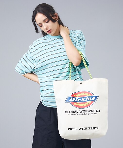 【DICKIES/ディッキーズ】LOGO PRINT ROPE TOTE BAG