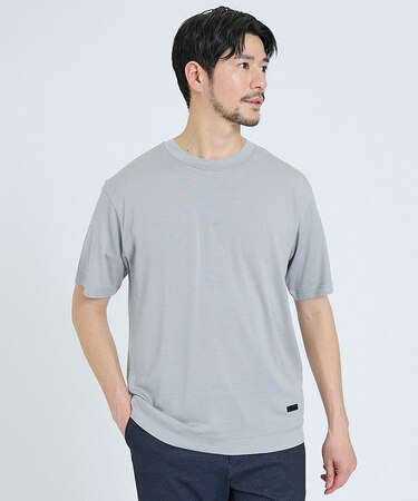 メリノウール ハイゲージニット Tシャツ / UVカット / ウォッシャブル