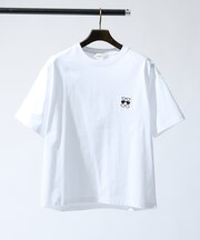 【アイコン刺繍】ボックスシルエット Tシャツ