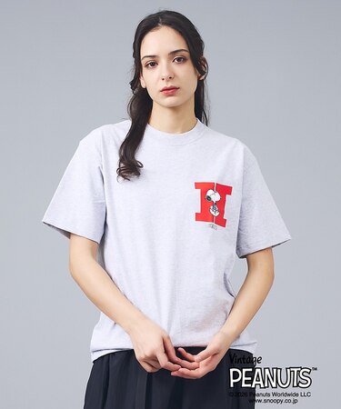 【PEANUTS x BEEFY-T】クルーネック半袖Tシャツ / 26SS /