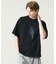 アブストラクト グラフィック プリントTシャツ / オーバーサイズ