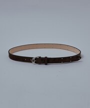 【UNISEX】 KUDU NAKED LEATHER STUDS BELT /