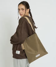 【OUTDOOR PRODUCTS】Jacquard Tape Tote ロゴテ