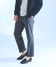 【セットアップ対応】ストレッチ ルーズ テーパード パンツ / 吸水速乾 / U
