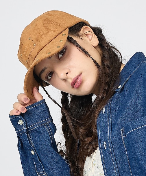 【Dickies / ディッキーズ】EX LEATHERPATCH CAP/レザ