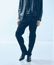 【セットアップ対応】9oz ストレッチデニム タックテーパードスラックス