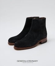 【GENERAL&ORDINARY】ジッパーブーツ
