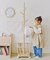 《WEB限定商品》バスケット付きポールハンガー／こども部屋