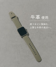 レザースマートウォッチバンド：42/44/45/49mm対応